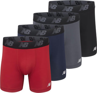 No Fly Boxer Brief for Big and Tall Men - 4 Pack