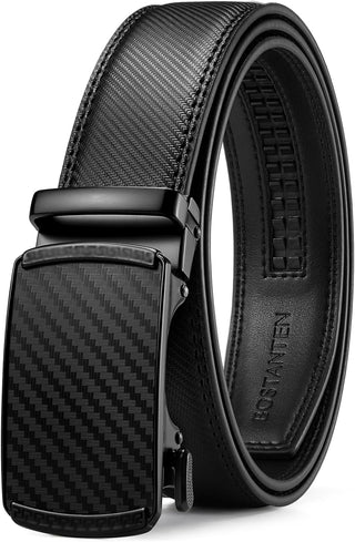 Big Mens Belt Leather Ratchet Belt