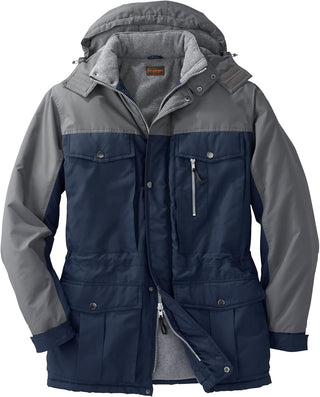 Big Men Fleece-Lined Parka