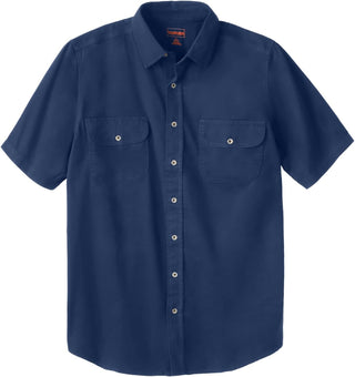 Large Men' Denim and Twill Shirt