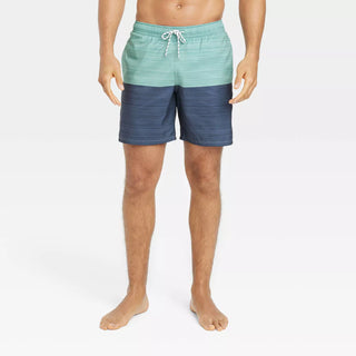 Men'S 7" E-Waist Swim Shorts - Goodfellow & Co