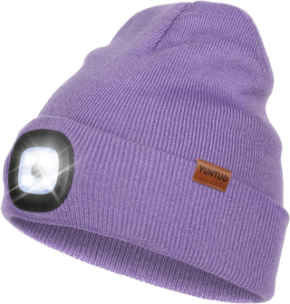 Mens Beanie with LED Light