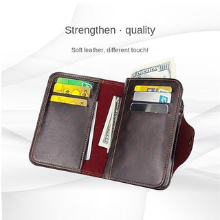 Men Credit Card Holder Wallet Leather