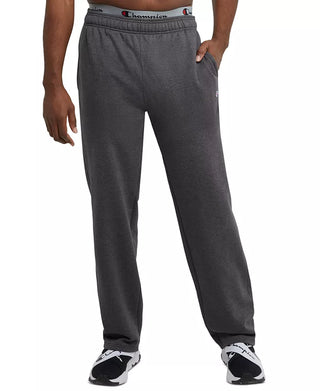 Men'S Big & Tall Powerblend Open Bottom Fleece Sweatpants