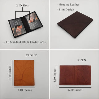 Leather Bifold License Holder