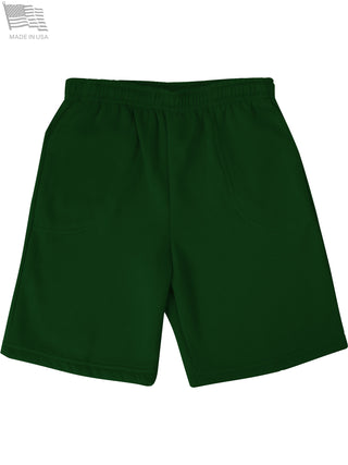 Mens Made in USA Comfort Sweat Shorts Brushed Soft Fleece Active Loungewear Big and Tall Available