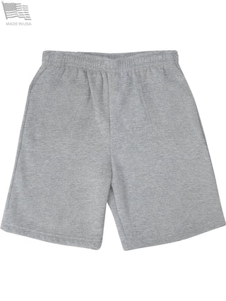 Mens Made in USA Comfort Sweat Shorts Brushed Soft Fleece Active Loungewear Big and Tall Available