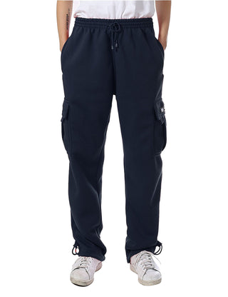 Mens Premium Heavyweight Cargo Sweatpants Big and Tall M-5XL